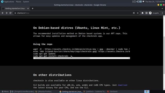 HOW TO INSTALL CHECKRAIN IN LINUX LATEST смотреть онлайн