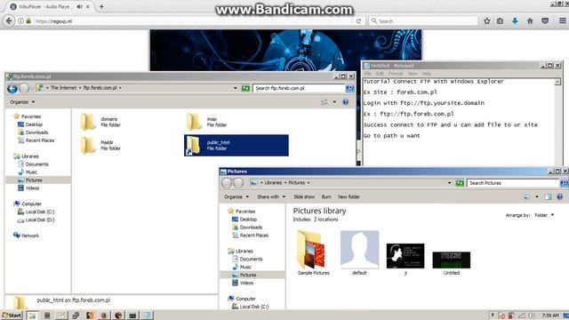 Tutorial Connect FTP With Windows Explorer смотреть онлайн