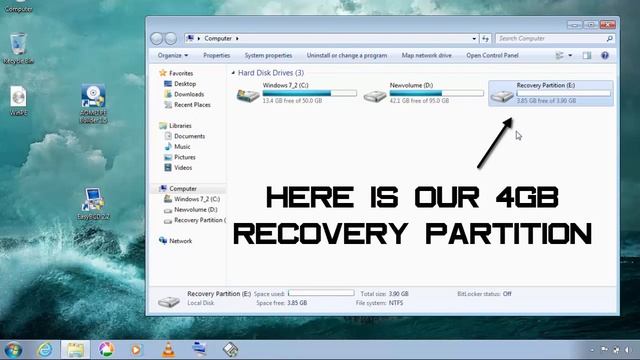 How to Create recovery partition for windows 7, 8, 8.1, 10 with AOMEI PE Builder and EasyBCD смотреть онлайн