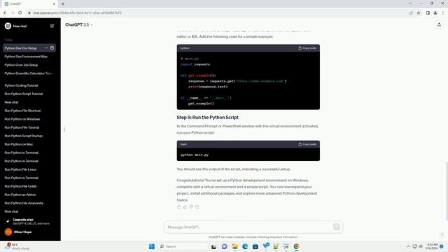 setup python development environment windows смотреть онлайн