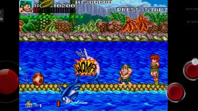 Caveman Ninja/Joe & Mac (Arcade) Gameplay смотреть онлайн