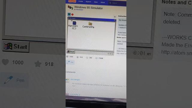 Windows 95 Simulator (Scratch Version) смотреть онлайн