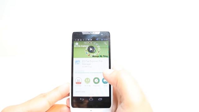 ES file explorer for Motorola RAZR D3 смотреть онлайн