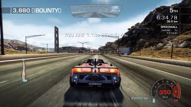 Need for Speed Hot Pursuit - Seacrest Tour with Pagani Zona Cinque (Gameplay on PC) смотреть онлайн