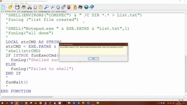 PowerBasic Window & Console Compilers - going beyond the Shell command смотреть онлайн