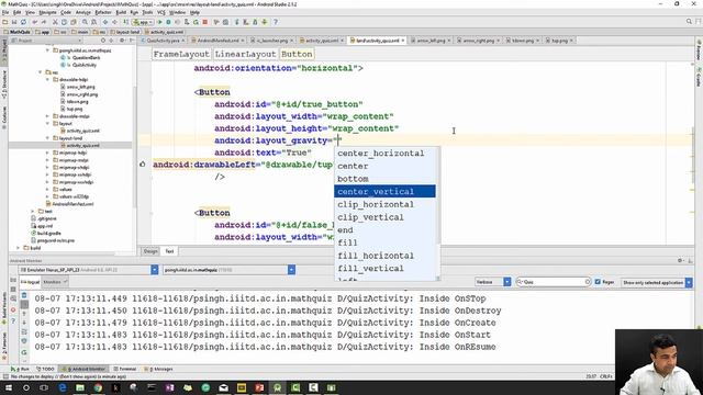 Adding Icon, Layouts, Handling Rotation - II смотреть онлайн