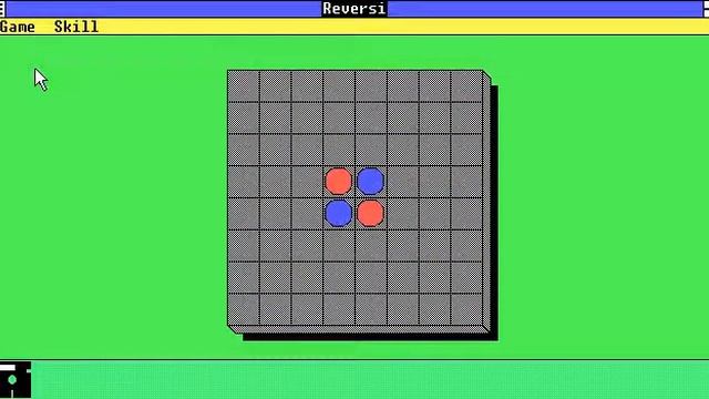 Microsoft Windows Version 1.01 Reversi - Beginner (November 1985) смотреть онлайн