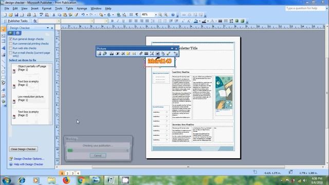 Microsoft Publisher 2007 - how to use design checker in publisher смотреть онлайн