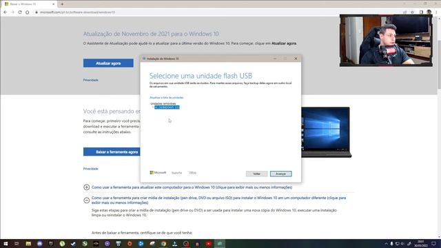 Como criar um pen drive BOOTAVEL com o WINDOWS 10, rápido e fácil. смотреть онлайн