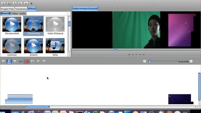 OpenShot Video Editor - Green Screening in Ubuntu смотреть онлайн