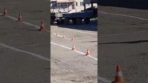 Параллельная парковка с прицепом