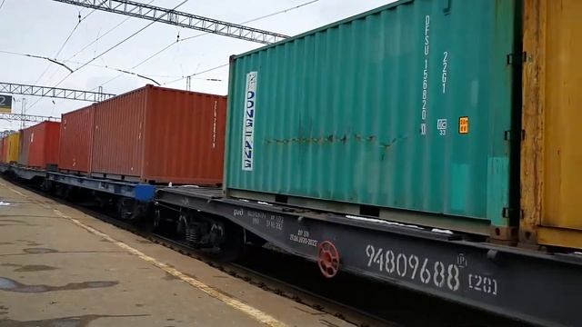 Грузовой состав поезда Рязань смотреть онлайн