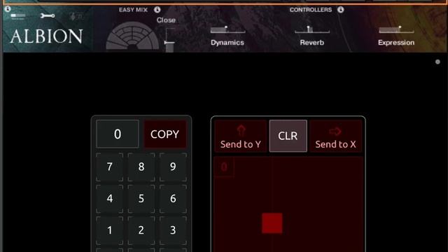 TouchOSC. Numpad sends two Midi CCs to a XY control (Reaper + Kontakt + Touchosc). смотреть онлайн