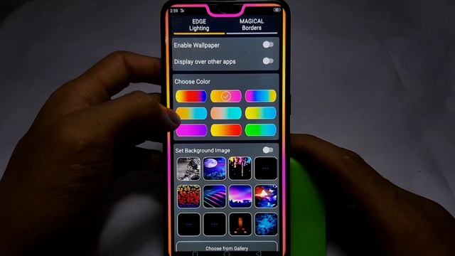 How to set Edge lighting notification for any Android Phone смотреть онлайн