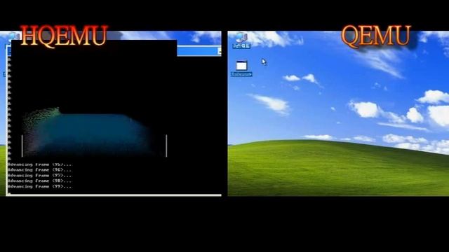 HQEMU System Mode with 8 virtual CPUs смотреть онлайн
