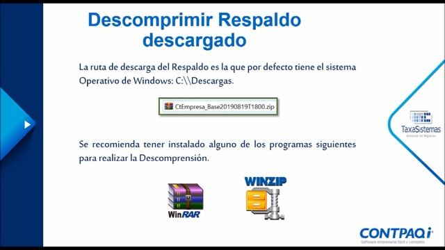 ¿Qué es CONTPAQi Respaldos? | TaxaSistemas смотреть онлайн