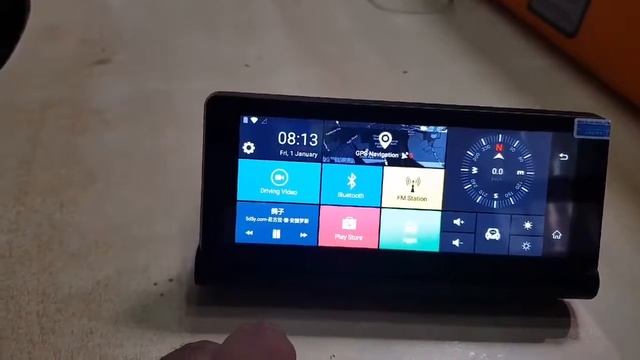 Tablet for dashboard with android os,front dvr and rear camera смотреть онлайн