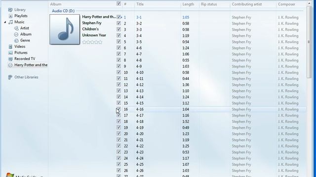 Windows Media Player- How to Rip a CD смотреть онлайн