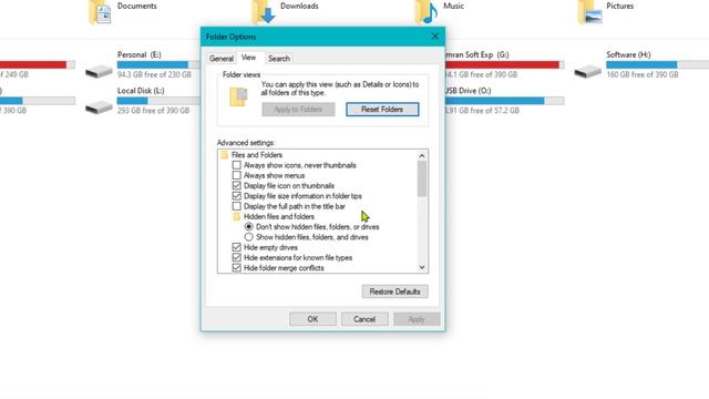 How To View Hidden Files & Folders In Windows 10 смотреть онлайн