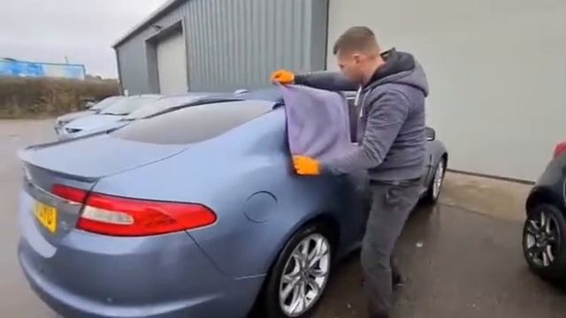 Ceramic coating 2008 Jaguar XF смотреть онлайн