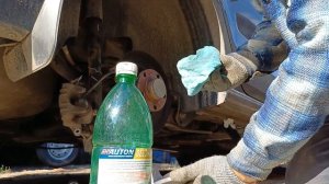 Замена задних дисковых тормозов  Volkswagen polo