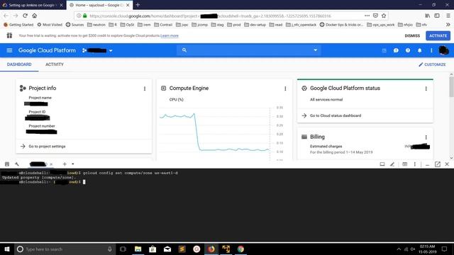 How to Google Cloud (GCP) change or Switch Region Zone in Cloud Shell смотреть онлайн