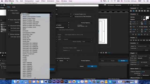 After Effects : Render Output Settings for MP4 (H.264) смотреть онлайн