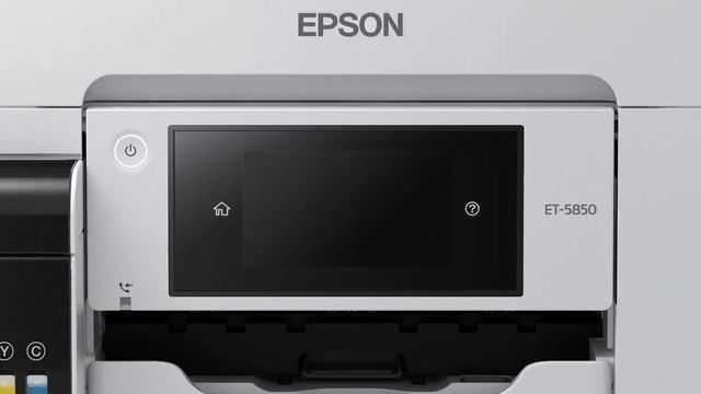 Epson EcoTank ET-5850 | Wireless Setup Using the Control Panel смотреть онлайн
