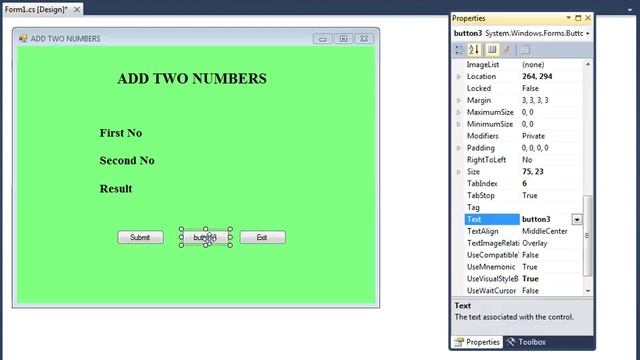 C# Window Based Application Add Two Numbers смотреть онлайн
