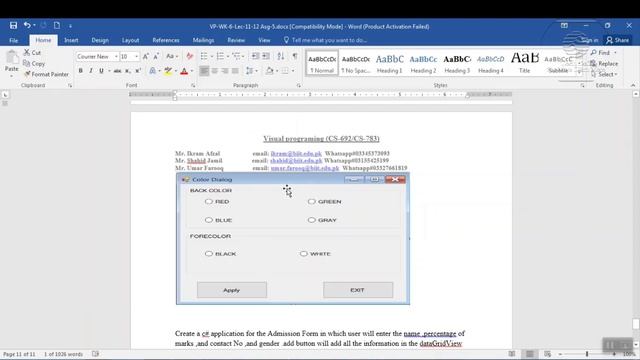 Assignment in C# Part-5 смотреть онлайн
