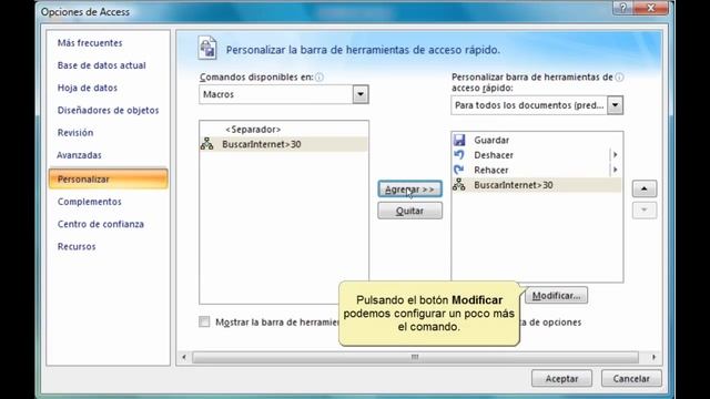 Curso de Access 2007. 14. Las barras de herramientas. смотреть онлайн