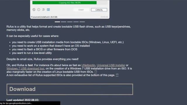 how to download rufus in 1 mint | rufus official website | simplest way | смотреть онлайн