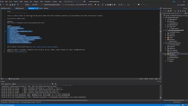 Using Lottie Library in Xamarin Forms (Arabic) смотреть онлайн