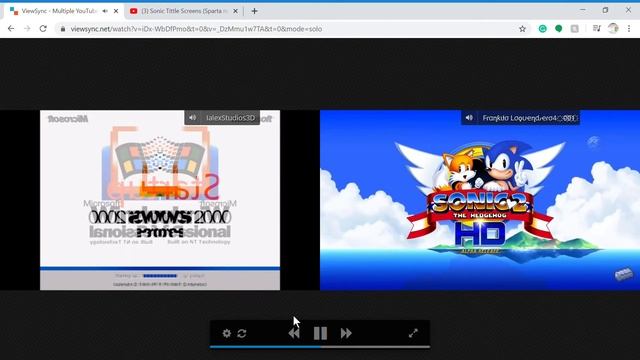 Windows 2000 Professional Sparta DJ Remix vs. Sonic Title Screens Sparta Remix смотреть онлайн