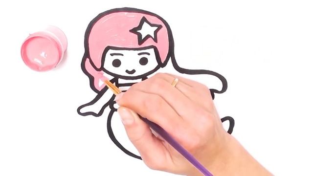 Как нарисовать русалку для детей. Раскраски своими руками. Несложные рисунки для раскрашивания смотреть онлайн