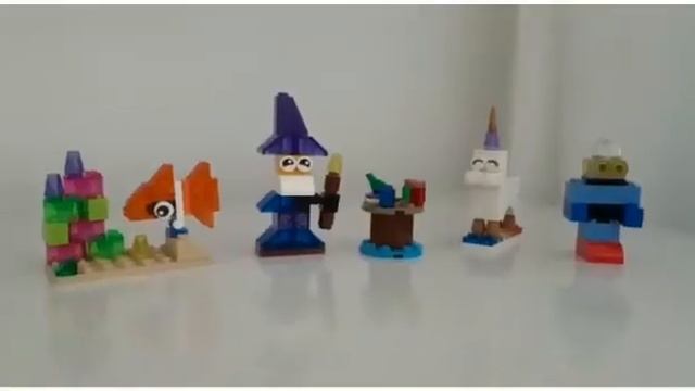 LEGO 11013 Blocos Transparentes смотреть онлайн