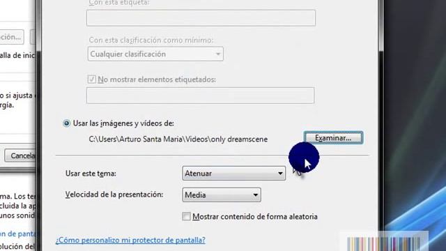 Como poner un video como salvapantallas en Windows Vista sin istalar nada. смотреть онлайн