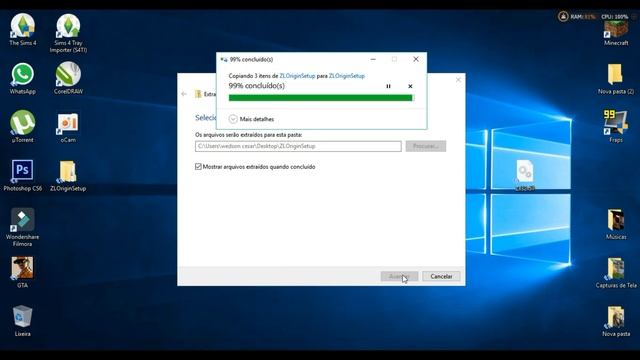 Como Baixar ZL Origin sem erros - Como ter o The Sims 4 completo - Panda 2905 смотреть онлайн