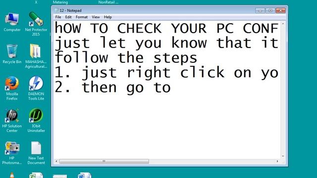 5 HOW TO CHECK CONFIGURATION OF YOUR PC (PC FUNDA) !!! (Windows 7) смотреть онлайн