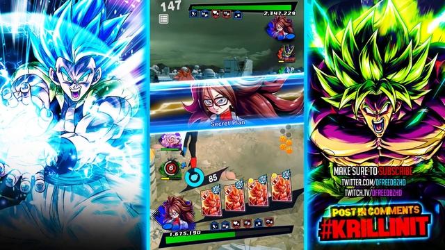 KAWAII‼ 😍😍 Evil, Good, & Zenkai 7 FULL Android 21 Team In Dragon Ball Legends смотреть онлайн