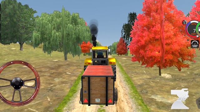 Real Tractor 🚜 Trolley Cargo Farming Simulator - #17 - Indian Tractor Games 🚜 - Android Gameplay смотреть онлайн