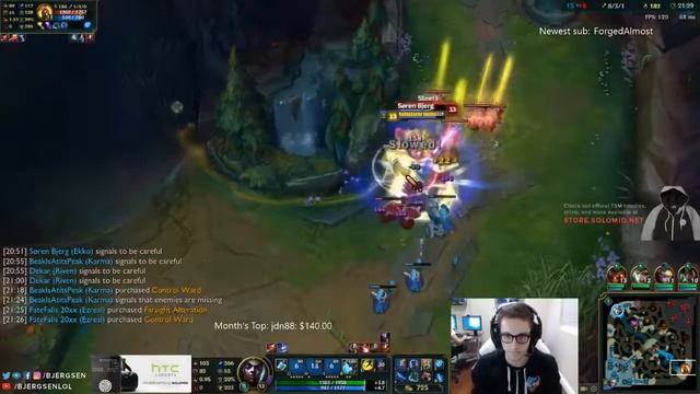 22 DEKAR TROLLING BJERG ! ALWAYS PLAY IN WINDOWED MODE Bjergsen Stream Highlights & Funny Moment смотреть онлайн