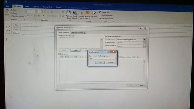 How To Add Signature in Microsoft Outlook 2016 - Techn Trainer смотреть онлайн