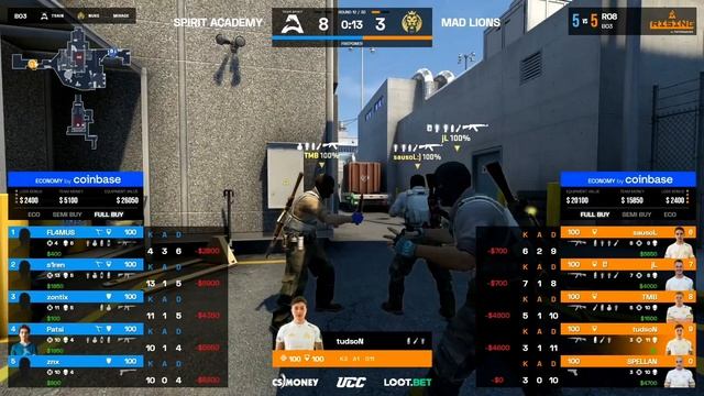 (RU) | BLAST Rising 2021 | Spirit Academy vs Mad Lions | map 2 | by @BAC9CKOPOCTb & @h0ney смотреть онлайн