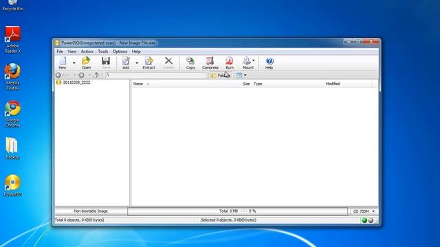 Burn ISO files to a CD/DVD using Poweriso смотреть онлайн