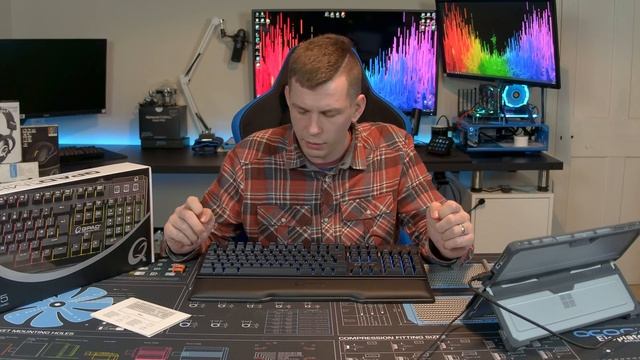 QPAD MK-75 MECHANICAL GAMING KEYBOARD REVIEW - CHERRY MX BROWN SWITCH смотреть онлайн