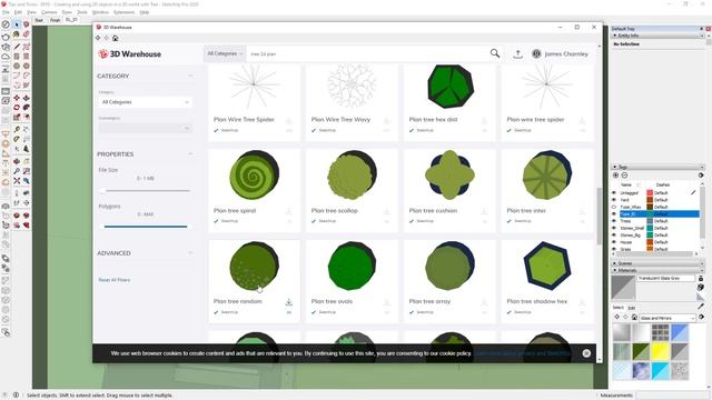 SketchUp Components with both 3D and 2D sub-components смотреть онлайн