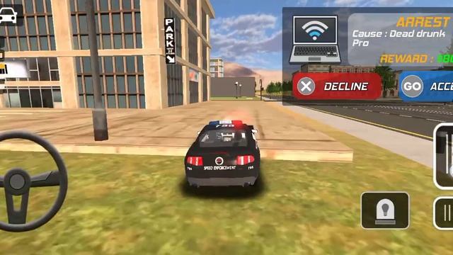 Police chase cop simulator || Police simulator driving android Game play #1525 смотреть онлайн