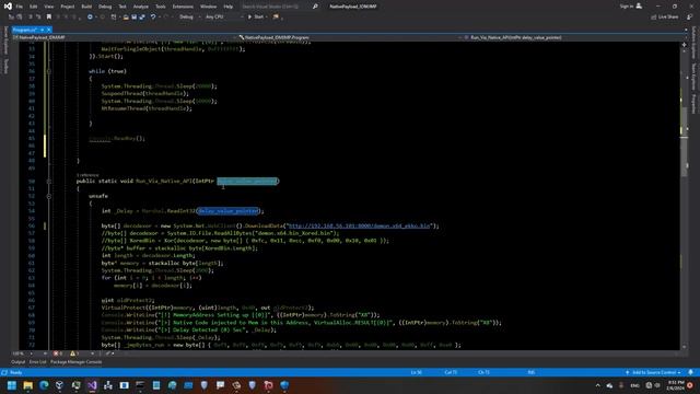 Chapter 3: Running/Calling Managed Code Directly by Windows Native Api CreateThread + JMP Method смотреть онлайн