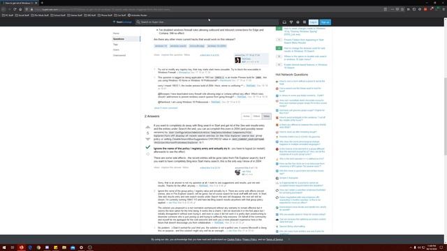 Disable Bing Search on Windows 10 2004 (May 2020 Update) (Easiest Method!) смотреть онлайн
